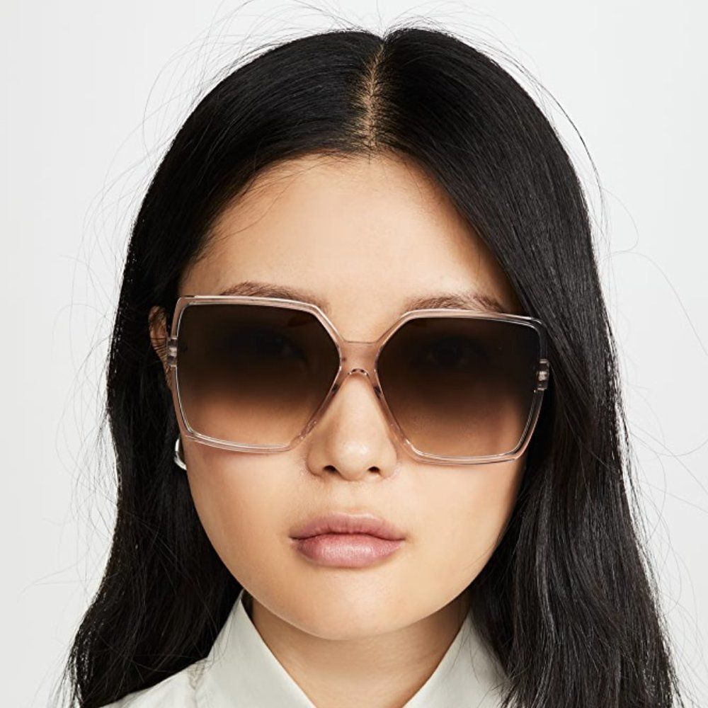 NEW Saint Laurent SL232 BETTY 005 Nude Beige Gradient Sunglasses - Picture 8 of 15